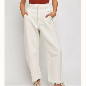 Free People Extreme Barrel Jeans